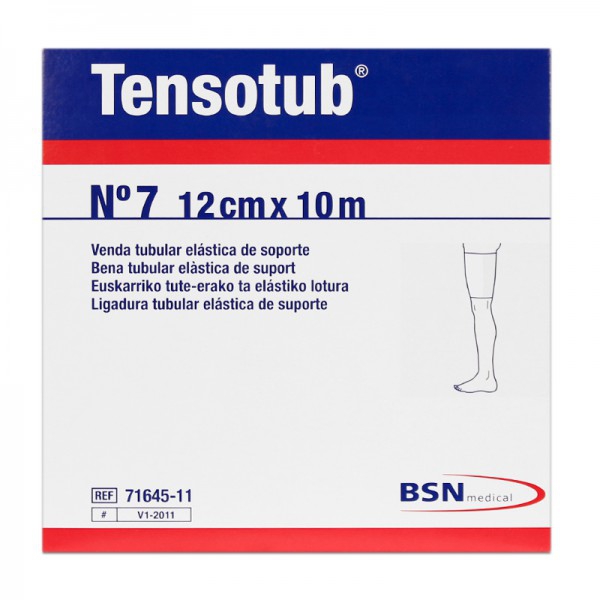 Tensotub No. 7 Thick Thighs: Light compression elastic tubular bandage (12 cm x 10 meters)